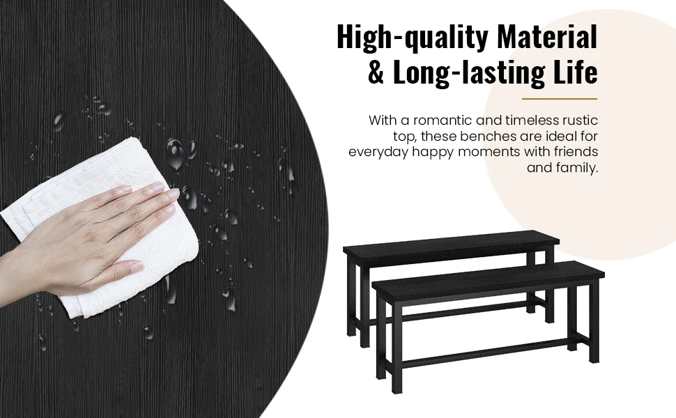 Commercial Equipment Unit Based On Table Black Bench Kitchen Metal Inch Benches - Inches, Without, Instructions - Commercial Use | which | bear | worr - Image 2