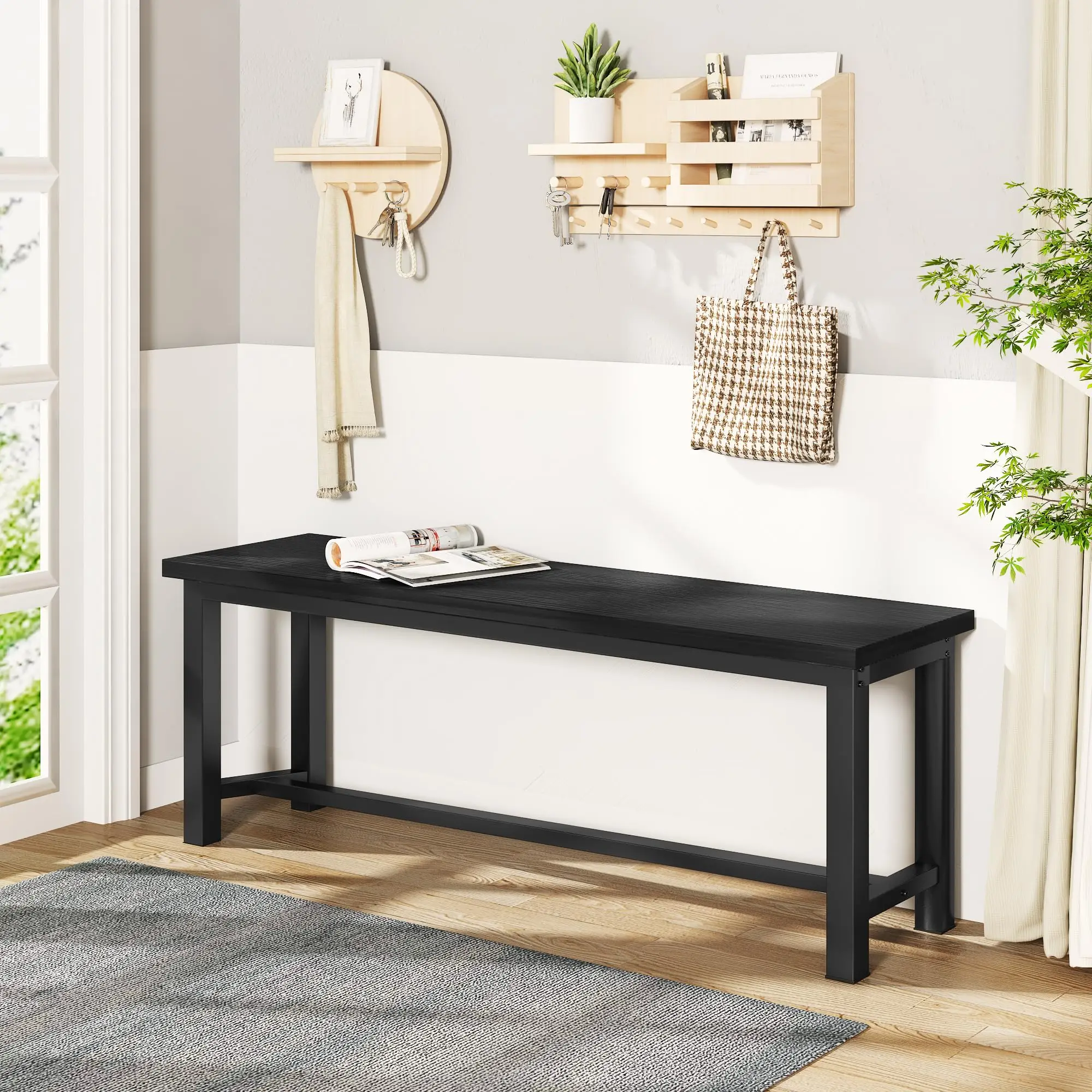 Commercial Equipment Unit Based On Table Black Bench Kitchen Metal Inch Benches - Inches, Without, Instructions - Commercial Use | which | bear | worr - Image 7