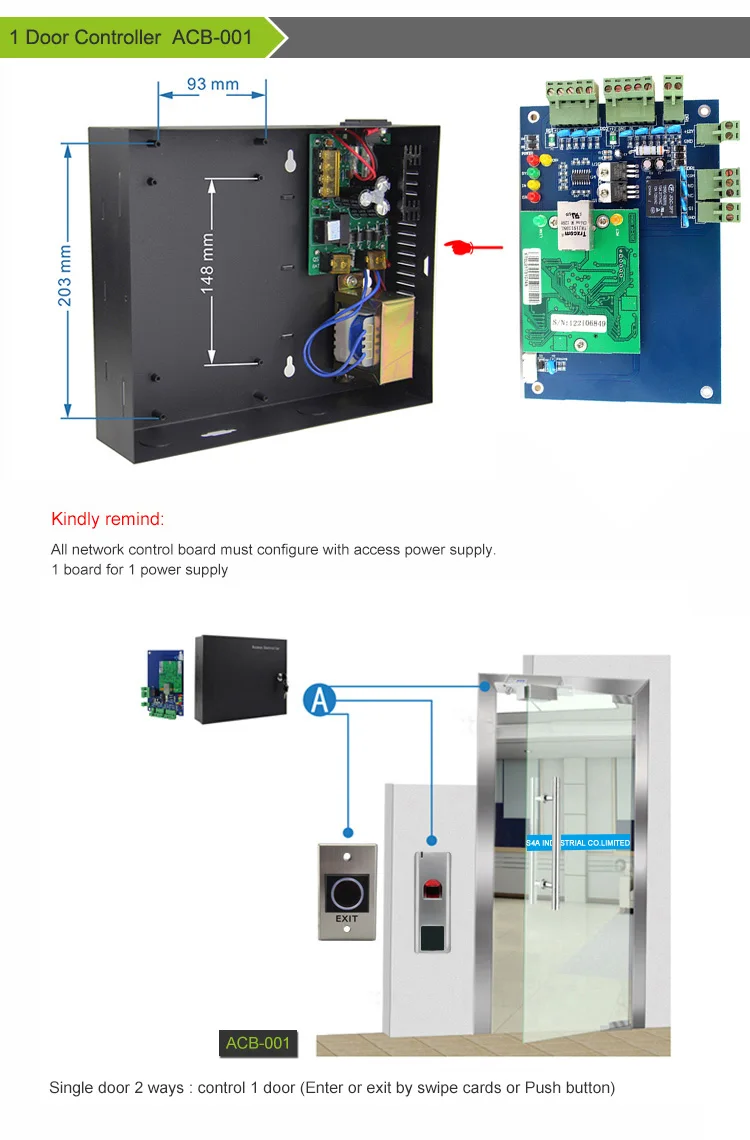 Panel Network Door (temperature, Condensation) - Commercial Equipment For Commercial Use | 218mm | communication | database | Commercial Equipment - Image 2