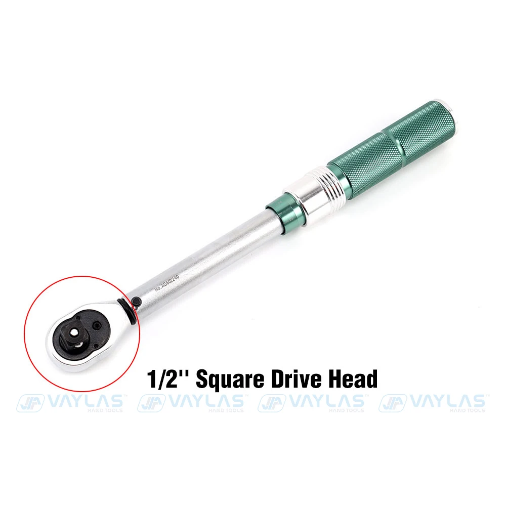 Head Torque 3/8 Drive 5-60n.m 1/2 Square Two-way Wrench Inch | 3-8 inch with Case | Commercial Equipment