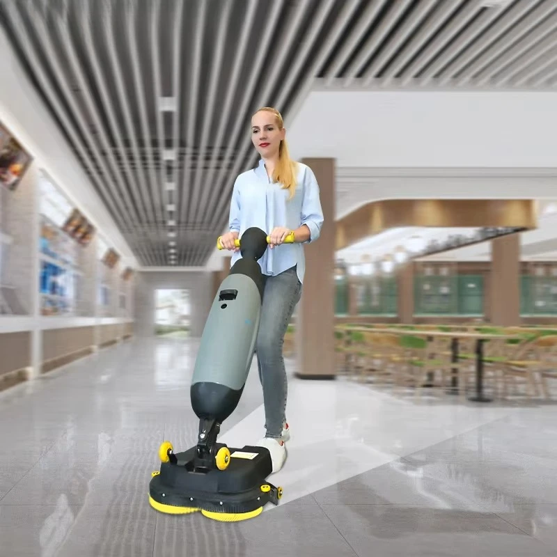 Commercial Equipment Unit - Commercial Use: Mini Dual-brush Scrubber Floor Home Popular Folding (sx430-3-4h-500mm) | SX430-3-4H-500mm | Commercial Equ