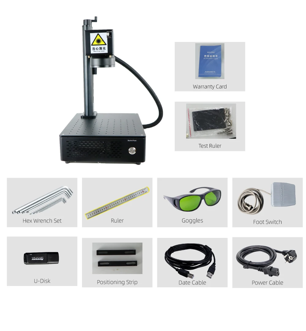 Precision Laser Portable Jewelry Kindlelaser Marking Engraver (shipment, 20w) | Commercial Equipment | Commercial Use | custom - Image 12