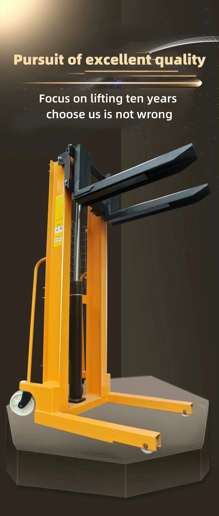 Manual Stacker Pallet (1t 1.6M Manual) | Commercial Equipment | Commercial Use | customization. | customized. | based | Commercial Equipment - Image 3