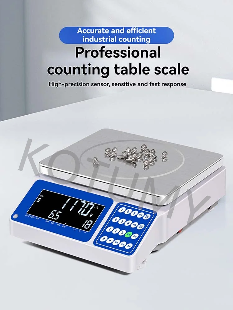 Scale Price Electronic Weighing - Commercial Equipment Unit For Commercial Use - 10kg 0.01g | Stainless steel (304) | 3-40kg | customs - Image 2