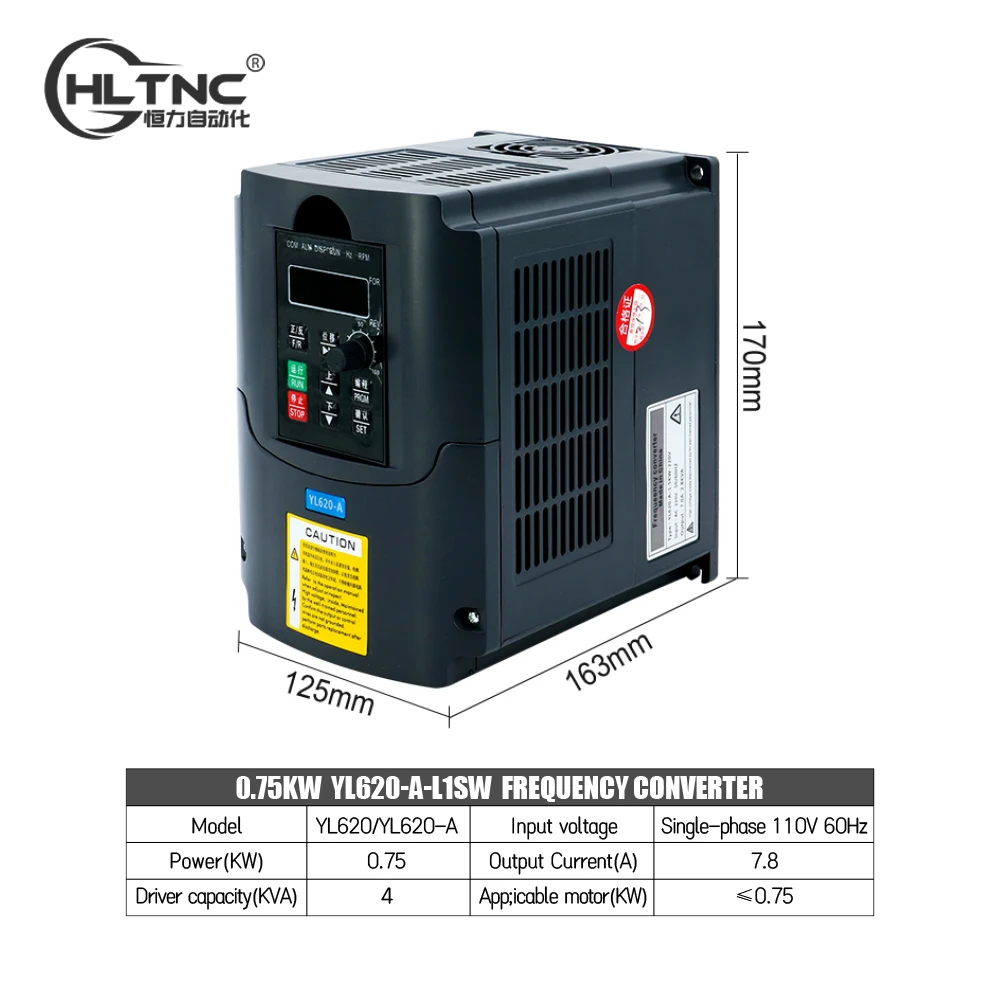 Frequency 0.75kw Inverter (0.75kw 110v, 0.75KW 220v) - Commercial Equipment - Commercial Use | 110V | 0.75kW | 1.5KW 110V | Commercial Equipment