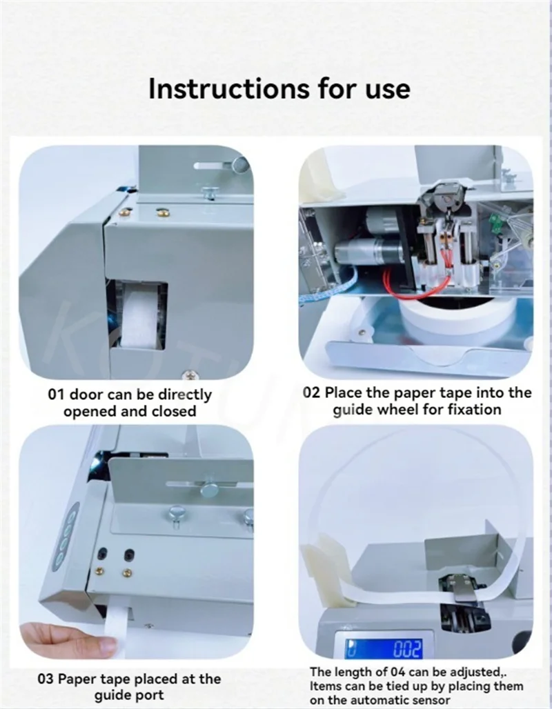 Binding Automatic Small Paper Strapping (220v, Products) - Commercial Equipment For Commercial Use | 220V | rated | when - Image 7