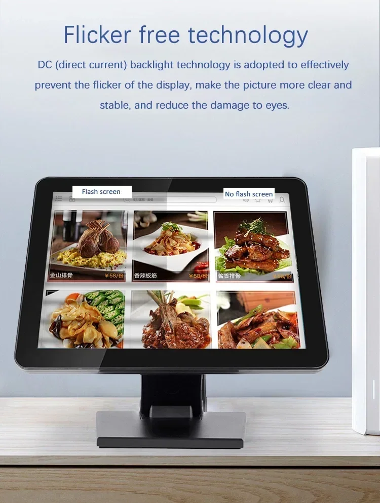 Restaurant Ordering Pos Flat Touch Rs232 (relative, 240v) - Commercial Use - Commercial Equipment | 240V | vertical | interface - Image 4