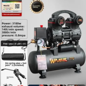 Small Oil-free Woodworking Pump (3180w, Sku6) - Commercial Use - Commercial Equipment | 15L | 220V | 3180W