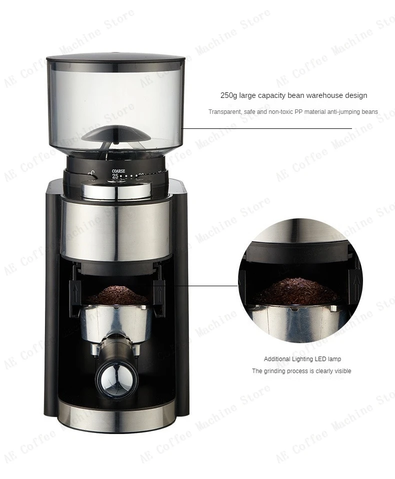 Capacity Bin Grinder Electric Bean 250g - Commercial Equipment Unit For Commercial Use - Include | size | value | returned | Commercial Equipment - Image 6