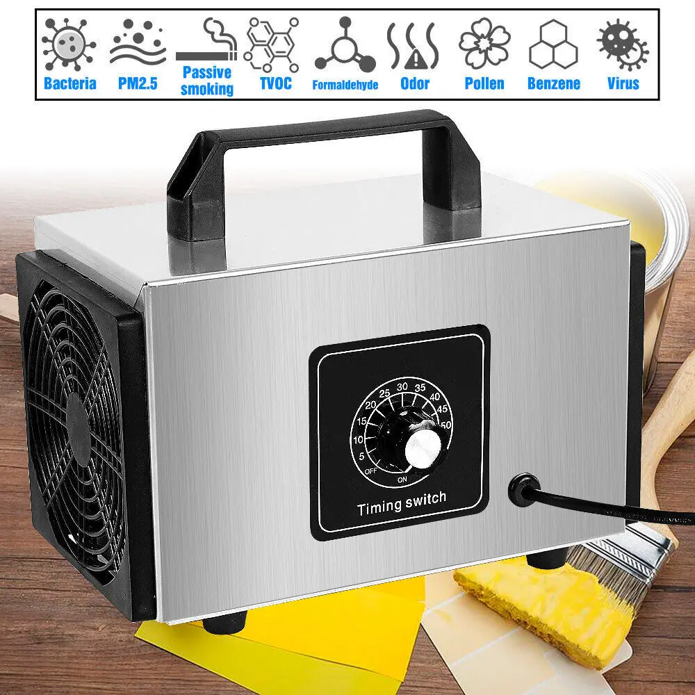 150w Generator 60000g/h Remover 250m - Ozone Treatment Unit For Odor Control - Membranes | 60000g/h | 110V | 150W
