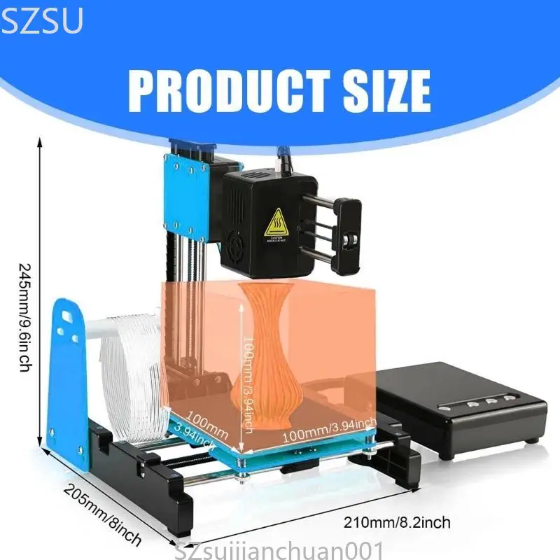 Commercial Use: Commercial Equipment Unit | Toy 100x100x100mm Support Printing | Amateurs + Specifications | Aluminum - Image 6