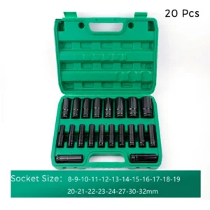 Set Design Socket Metric (20pcs, 15pcs) - Commercial Equipment - Commercial Use | 20pcs | 15pcs | Commercial Equipment