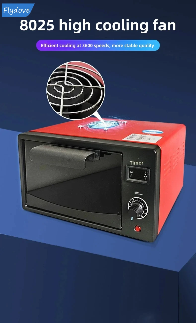 Oven 395nm Led Curing Intensity Lamp (120w, 365nm) - Commercial Equipment For Commercial Use | 120W | 80W | Switch-Timer - Image 11