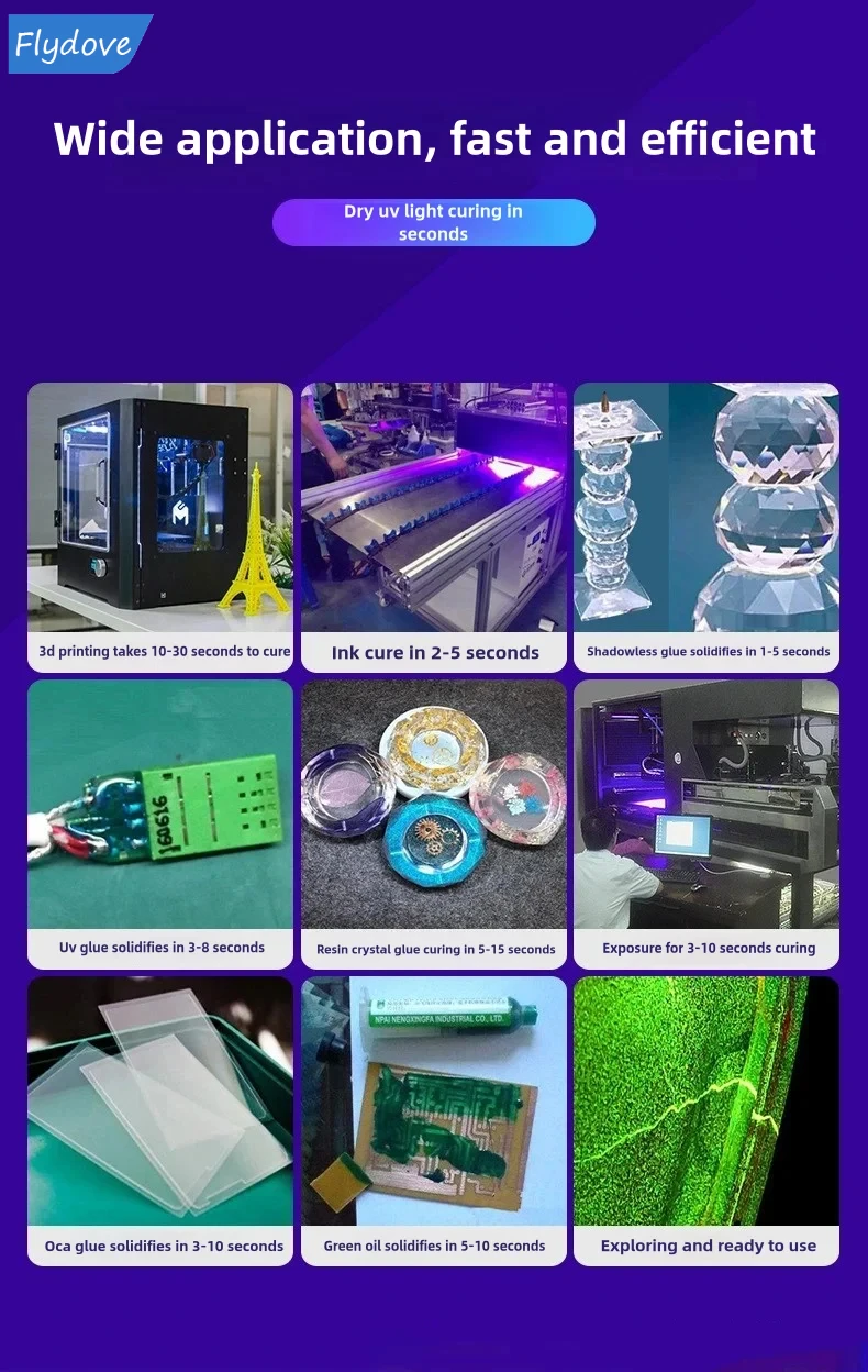 Oven 395nm Led Curing Intensity Lamp (120w, 365nm) - Commercial Equipment For Commercial Use | 120W | 80W | Switch-Timer - Image 8