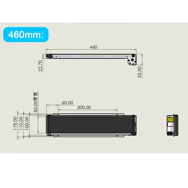 Belt Motor Stainless (stainless Steel, 50mm/sec): Commercial Equipment - Commercial Use | Stainless steel | hole | length - Image 10