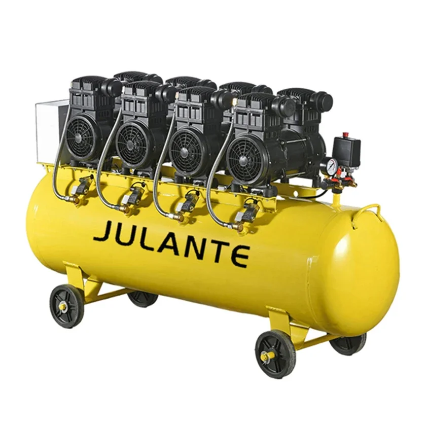 Compressor Oil 8bar 1400rpm 120l Air Silent (aluminum, 120l) - Commercial Use - Commercial Equipment | 120L | 220V | 2.2kW