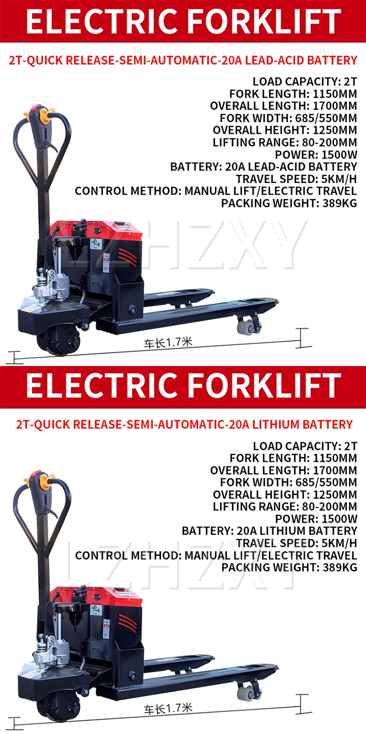 Construction Forklift Electric/manual (1500w, Battery) | Commercial Equipment | Commercial Use | 1500W - Image 7