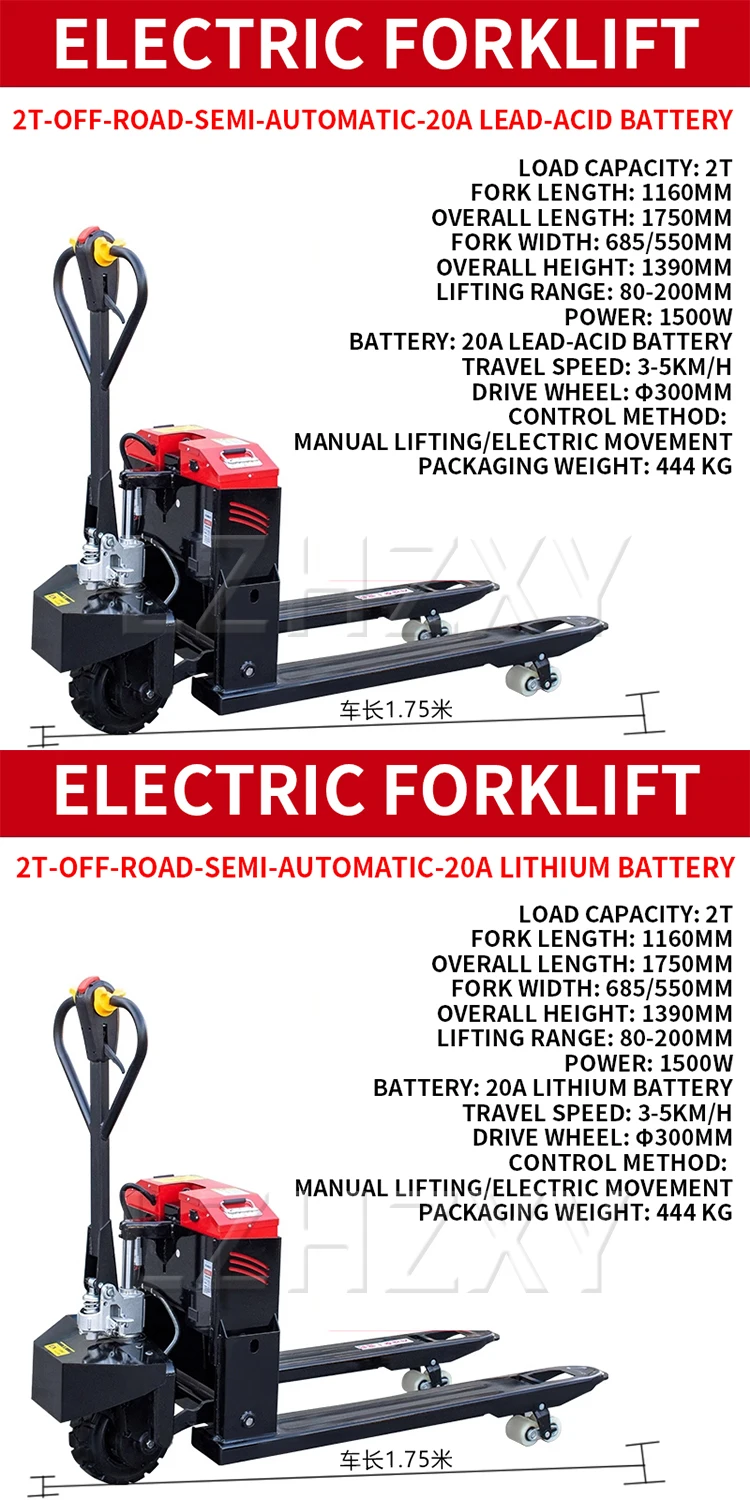 Construction Forklift Electric/manual (1500w, Battery) | Commercial Equipment | Commercial Use | 1500W - Image 9