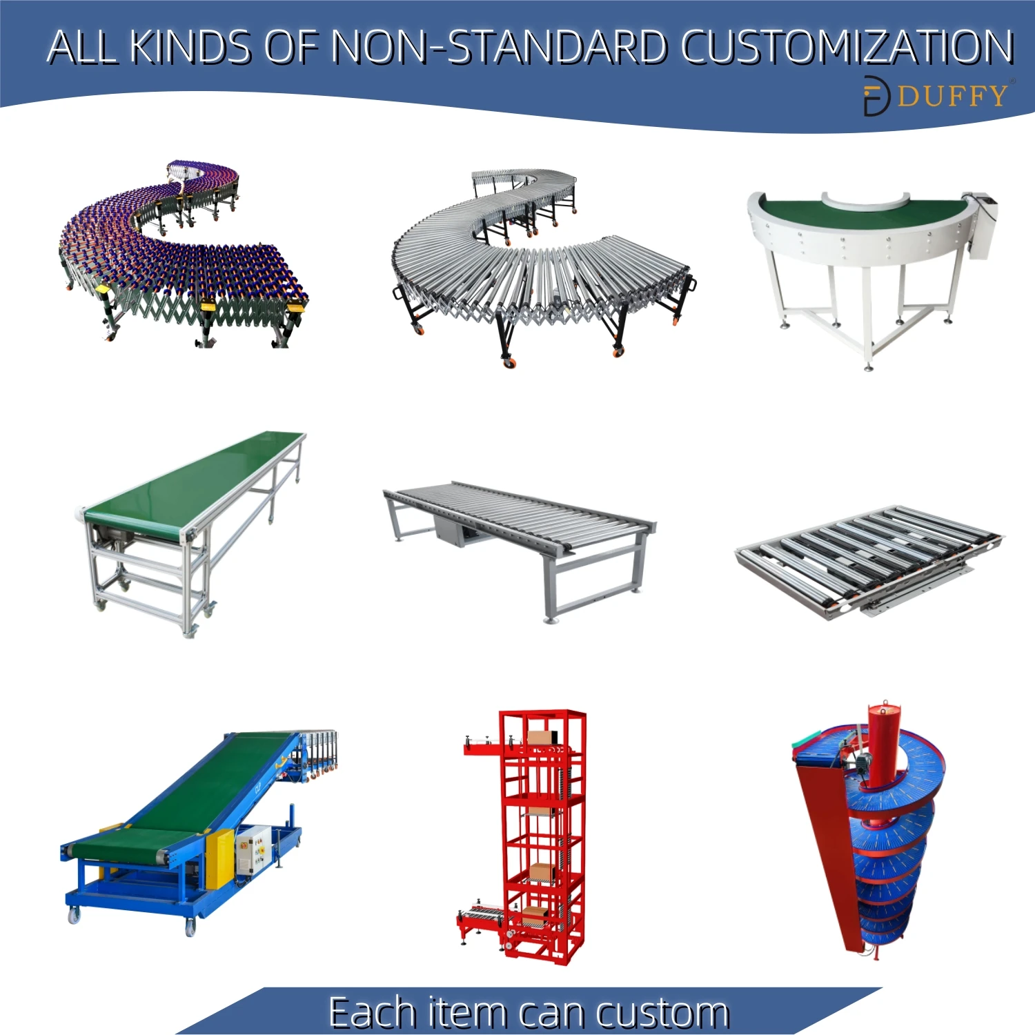 Conveyor Selling Convenient Fixed Material Belt Transport (widely) - Commercial Use - Commercial Equipment | customize | base | speed - Image 4