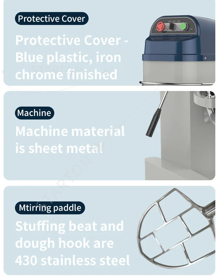Dough Super Kitchen (20l, 1800w) | Commercial Equipment | Commercial Use | 20L - Image 9