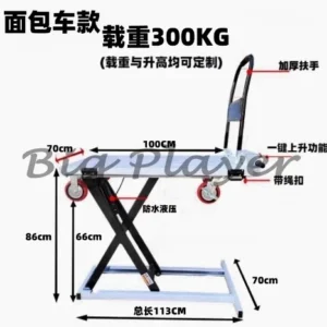 Electric Platform Lift Cargo Flatbed Truck (sku3, Customer) | Commercial Equipment | Commercial Use | contact