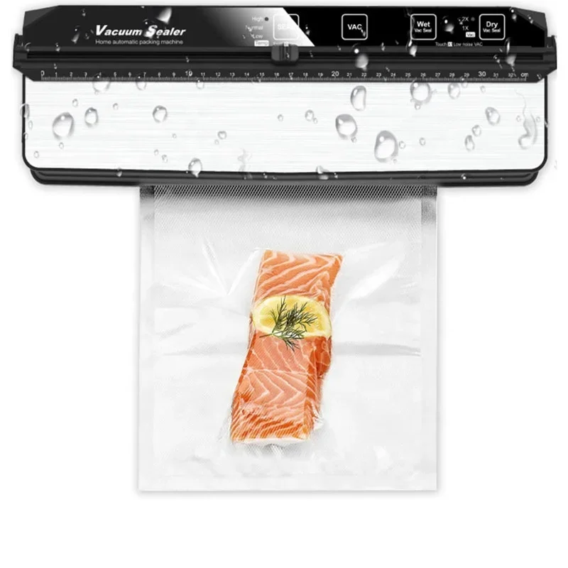 Electric Sealant Food Sealer Double Thermal - Commercial Equipment Unit For Commercial Use - Black White | 4L | 145W | 20x25cm