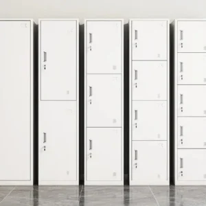 Iron Employee Storage Single-door Steel | 187x43x12cm | Commercial Equipment