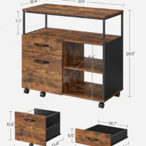 Filing Rolling Storage Cabinet Drawer Shelf Wood (products, Description): Commercial Equipment - Commercial Use | products | Commercial Equipment