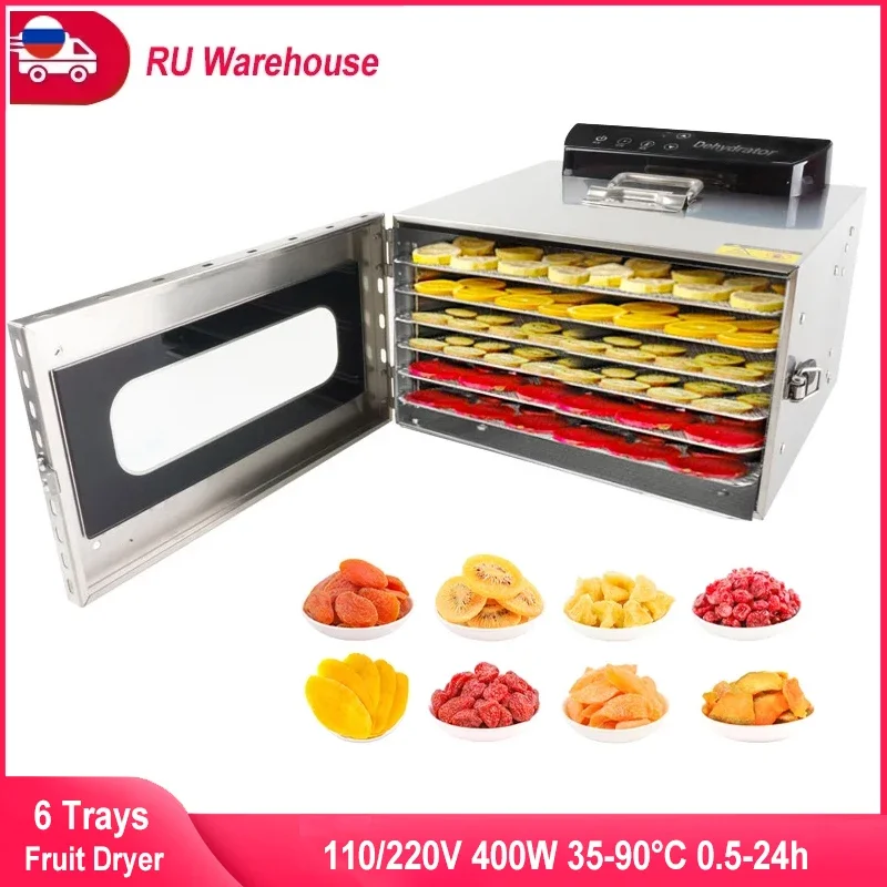 Food Fruit (stainless Steel, Floors) - Drying For Food Prep - Food Dehydrator | 12 trays | 220V | 800W