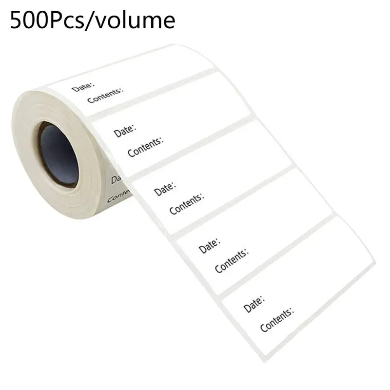 Freezer Content Stickers Storage 500pcs (milk, Preparation) | Commercial Equipment | Commercial Use | jars | label | processed | Commercial Equipment