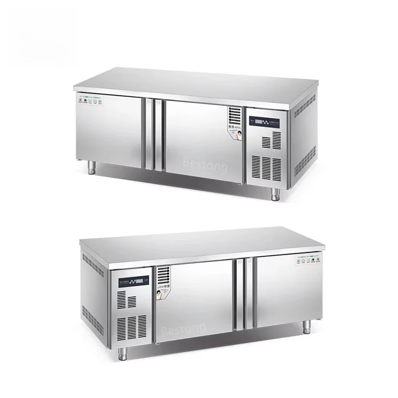 Freezer Counter Stainless Work Refrigerator: Commercial Equipment Unit - Commercial Use - Wtf15, Dimensions | 220V | Stainless steel | 1200x700x800mm