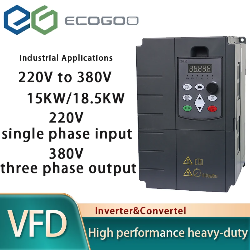 Frequency Converter Vfd - Commercial Equipment Unit For Commercial Use - General | 220V | 15kW | external