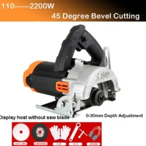 Grade Marble Cutting Multifunctional Wood Saw Stone (2400w Full Set, 2200w) - Commercial Use - Commercial Equipment | 2200W | 2400W full set | Commerc