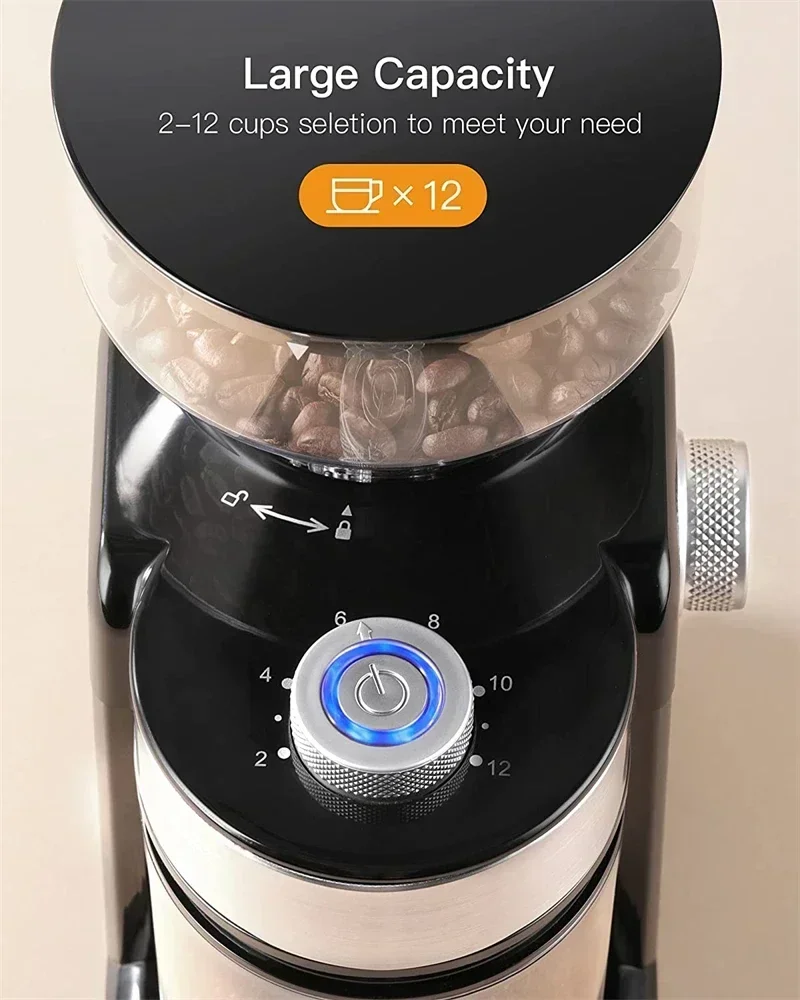 Grind Espresso Filter Automatic Mill Grinder (220v, Using): Commercial Equipment - Commercial Use | 220V | locked | place. - Image 8