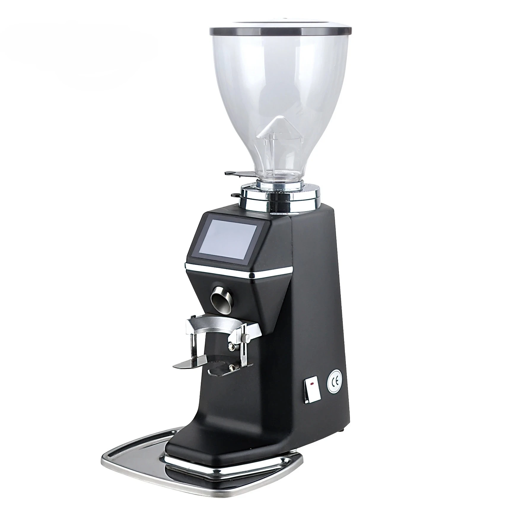 Grinder Cafe Bean Coffee Burr Electric Flat (stainless Steel, Fortoday) - Commercial Equipment - Commercial Use | Stainless steel | motor | stepless