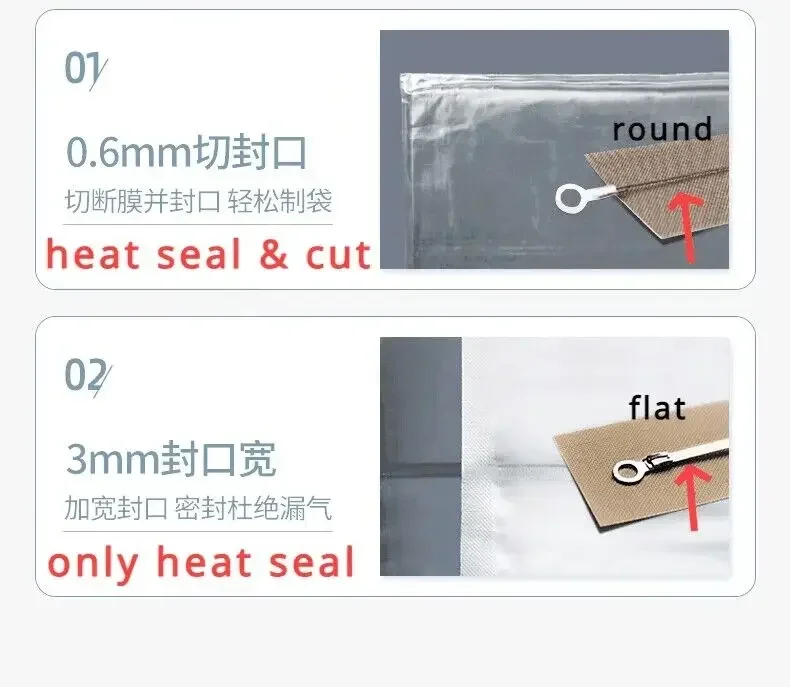 Sealing 30-100cm Operated Simple Shrink Plastic (heat) - Commercial Use - Commercial Equipment | 60cm Seal and cutt | 70cm 3mm | 70cm Seal and cutt - Image 3