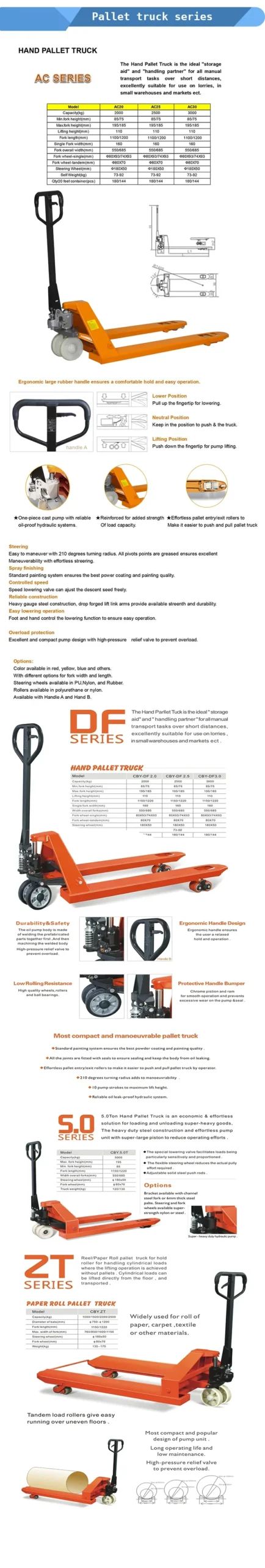 Hand Forklift (3ton, Truck/jack) - Commercial Equipment For Commercial Use | chinese | truck/jack | 2000/2500/3000kgs | Commercial Equipment - Image 5