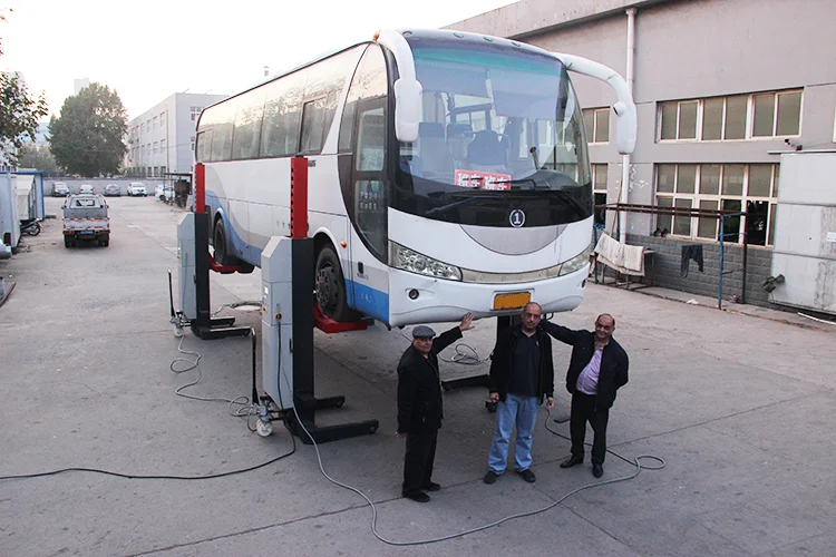 Workshop Post Lift Hydraulic Heavy Truck: Commercial Equipment Unit - Commercial Use - Plug, Movement | vehicles | assembling | repairing - Image 13