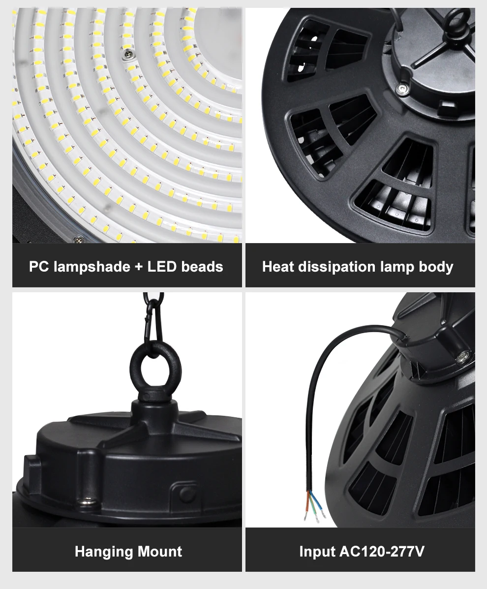 400w Bay Brightness Led Warehouses Ip65 (400w, 6000k) | Commercial Equipment | Commercial Use | 400W - Image 10