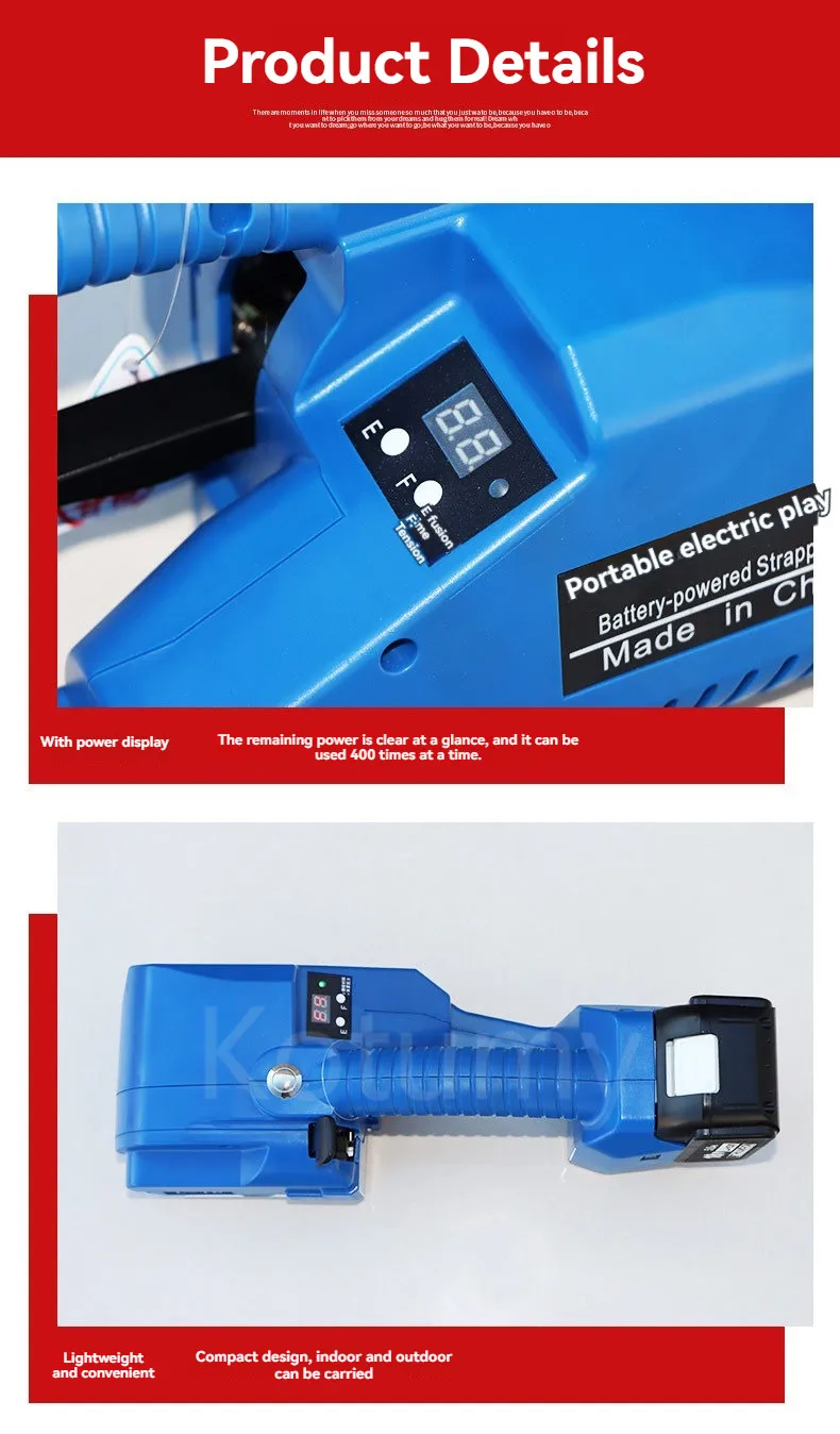 Plastic Baling Carton Automatic Desktop Strapping Fully - Commercial Equipment Unit For Commercial Use - Much | import | method | tnt/fedex/ups/dhl - Image 4