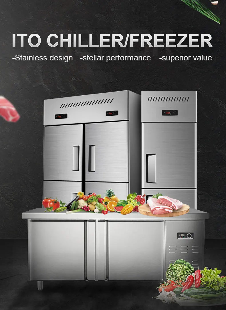 Duty Vertical Supermarket Cabinets Refrigerator: Commercial Equipment Unit - Commercial Use - Product, Interior | 618L | 220V | 330W - Image 2