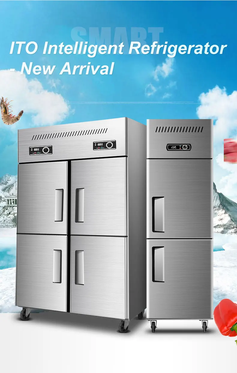 Duty Vertical Supermarket Cabinets Refrigerator: Commercial Equipment Unit - Commercial Use - Product, Interior | 618L | 220V | 330W - Image 8