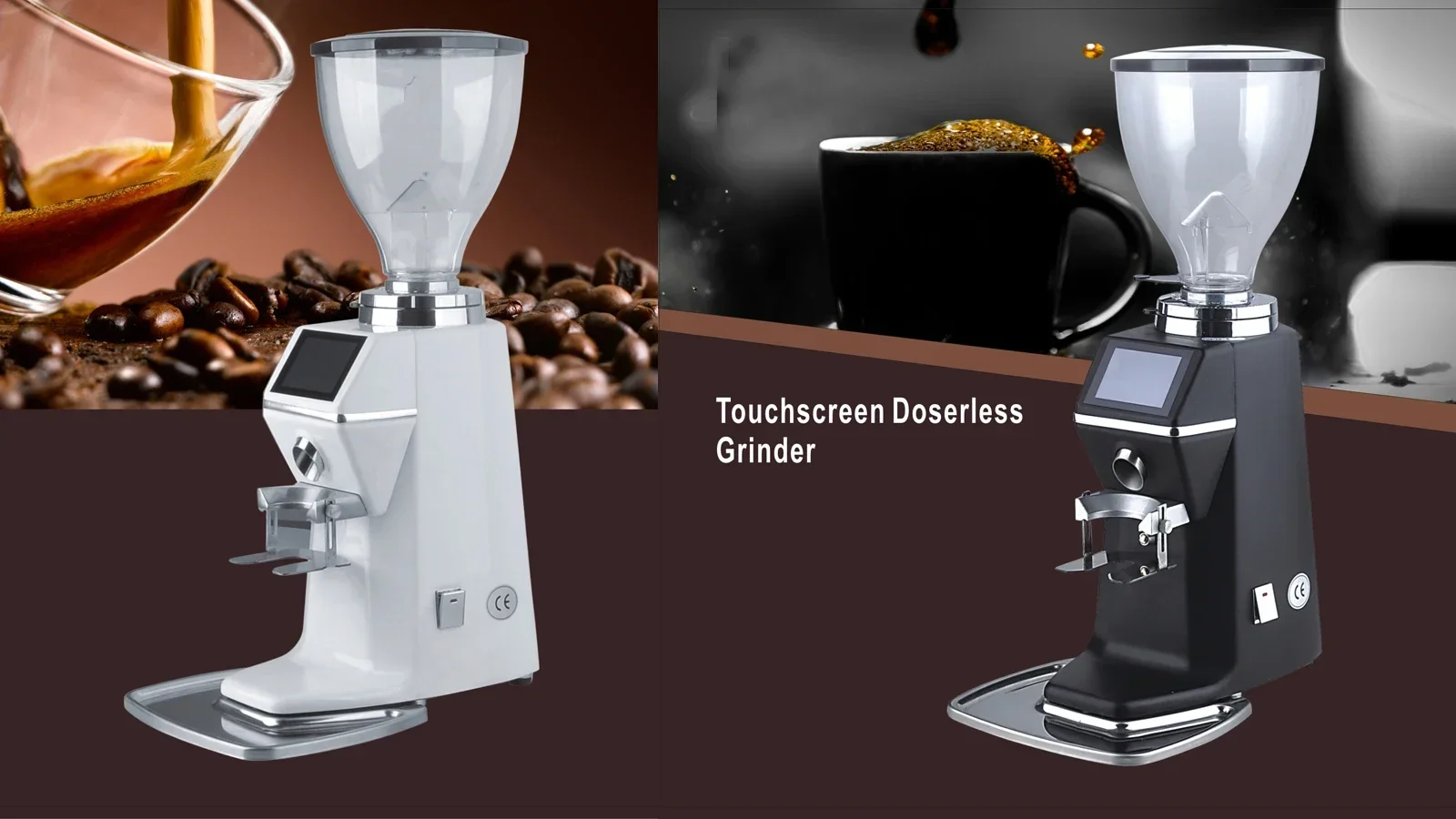 Commercial Equipment Unit - Commercial Use: Coffee Adjustable Flat Grinder Setting Maker Electric (stainless, Powder) | Stainless steel | fitvarious | - Image 3