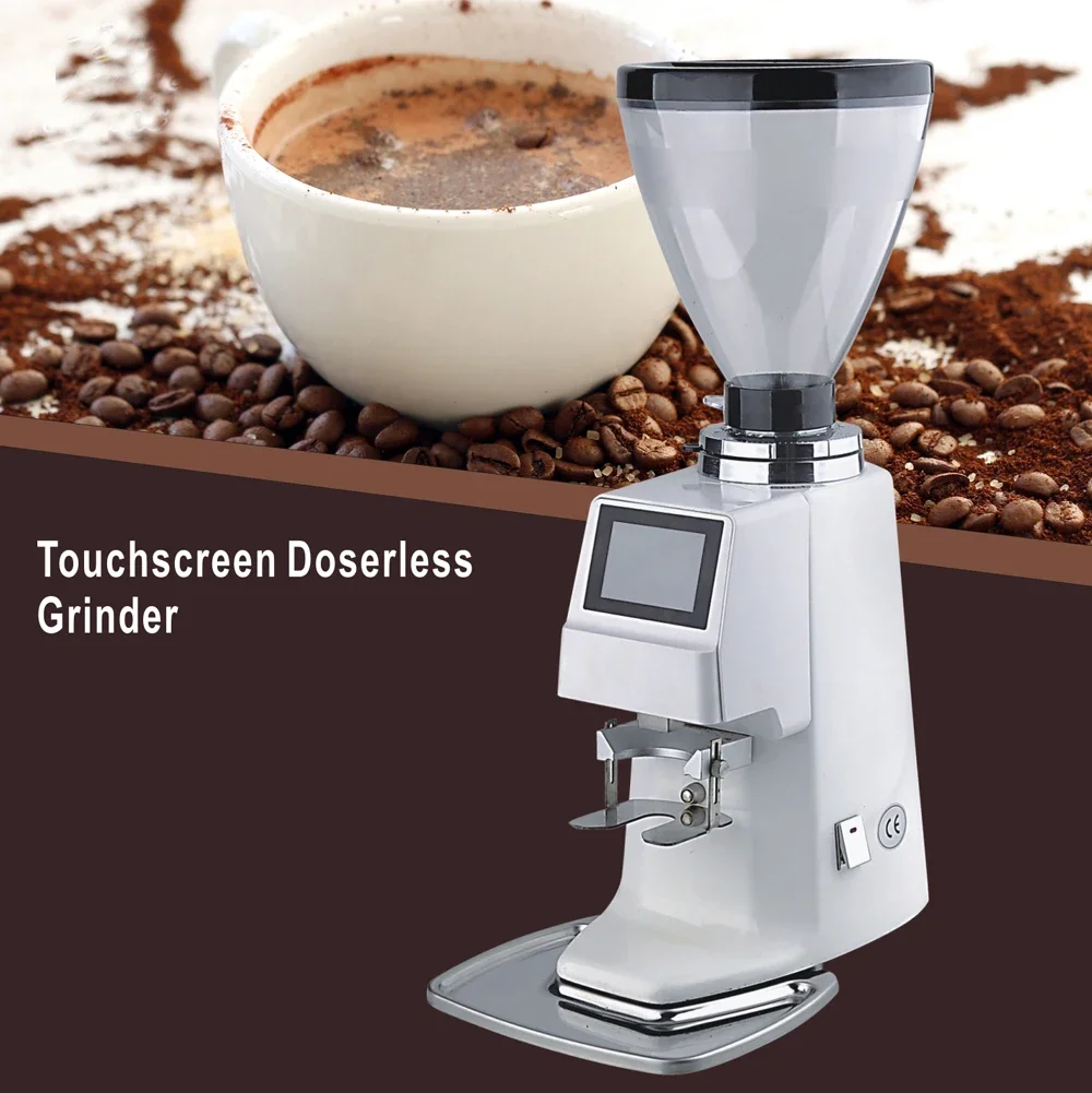 Commercial Equipment Unit - Commercial Use: Coffee Adjustable Flat Grinder Setting Maker Electric (stainless, Powder) | Stainless steel | fitvarious | - Image 4