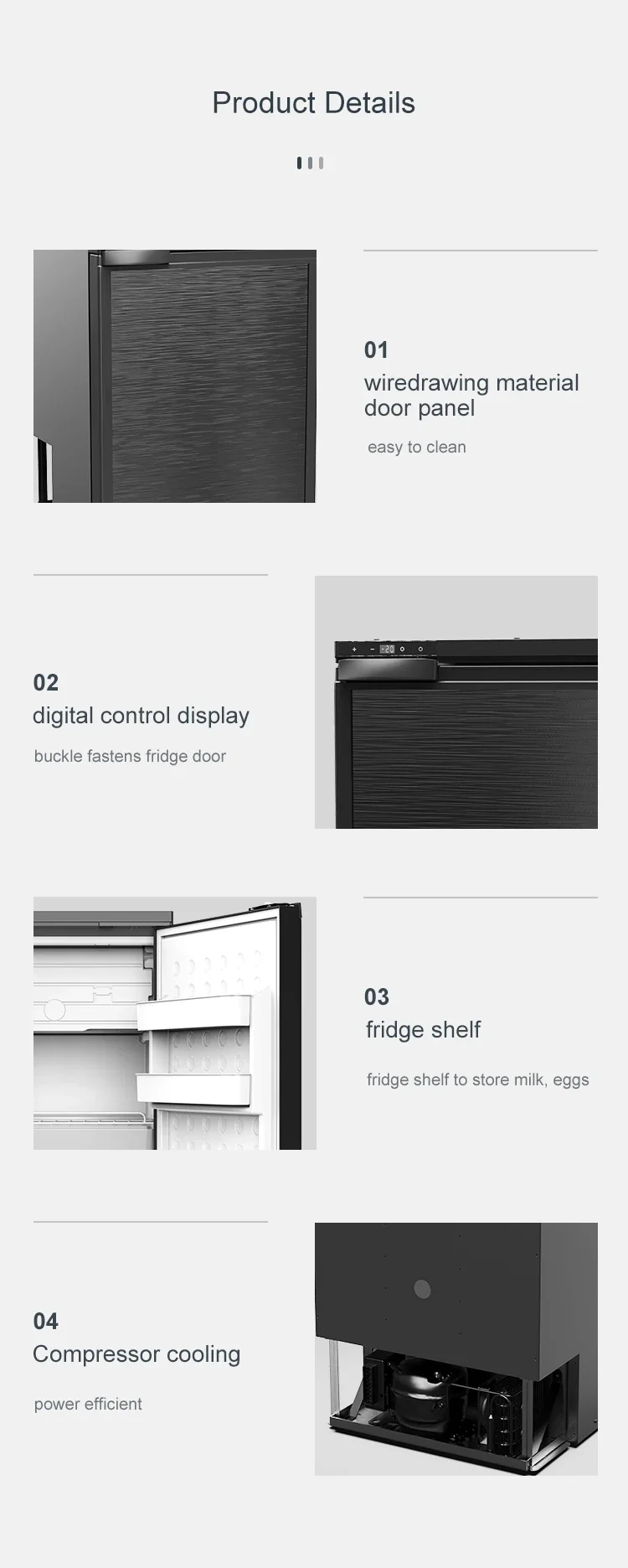 Vehicle Upright 85l 12v Refrigerator | 790mm 485mm 455m | Commercial Equipment - Image 6