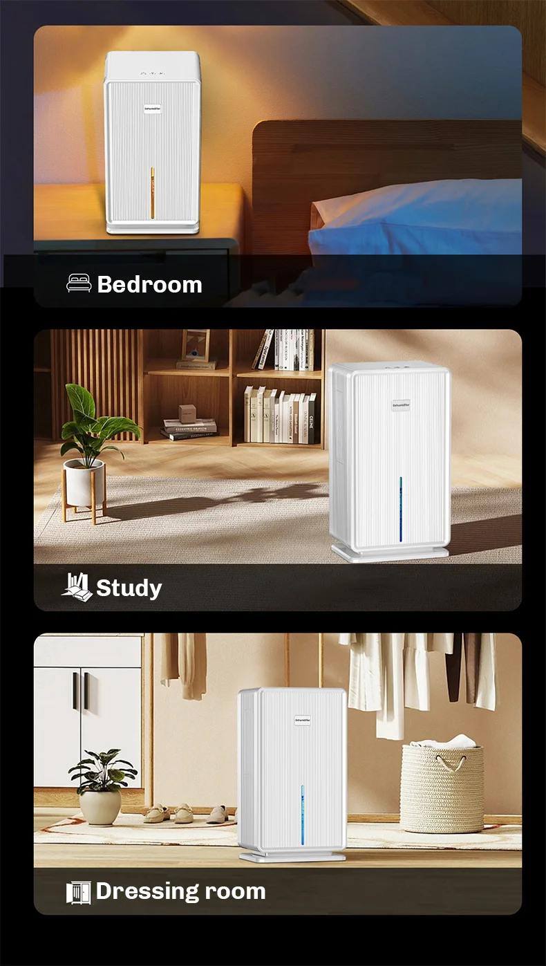 Bathroom Air Indoor Electric Dehumidifier Home (110v, Efficient) - Commercial Equipment For Commercial Use | 110V | 364mm | 45db - Image 5