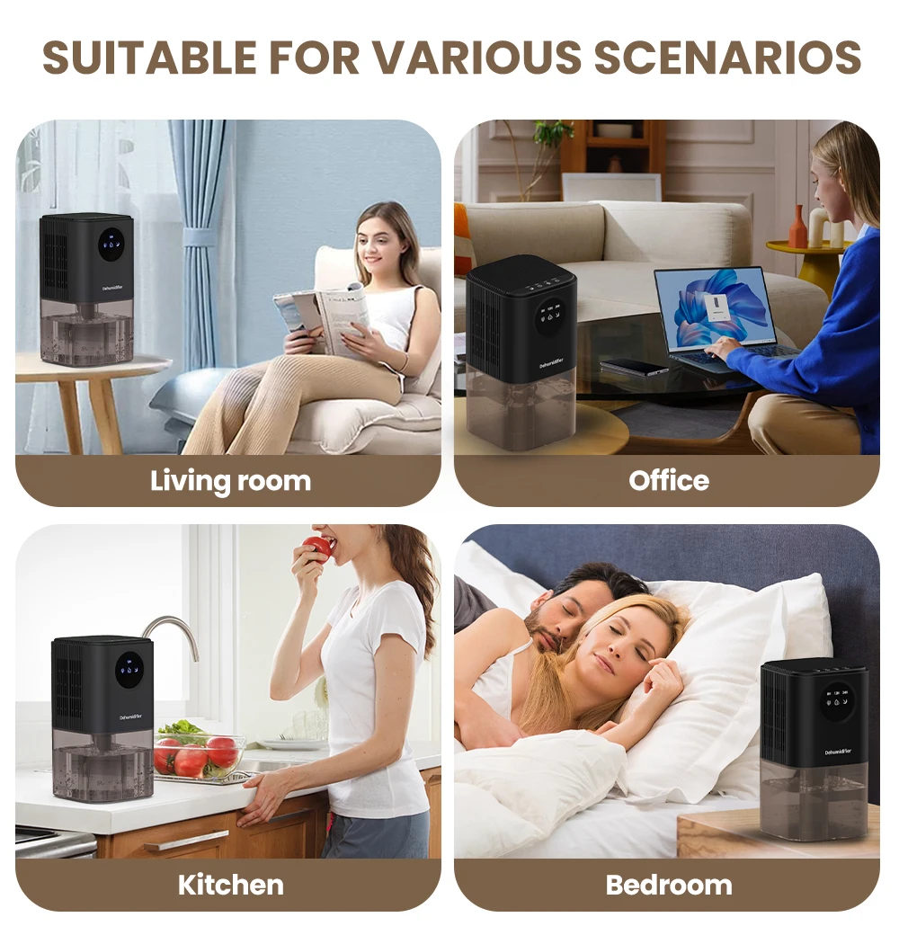 Romantic Lights Switch Dehumidifier Capacity Operation Colorful (us Plug) | Commercial Equipment | Commercial Use | WHITE - Image 11
