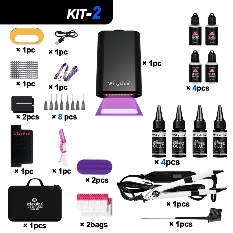 Light Extension Wikytina Long-lasting Salon (blending, Clear) | Commercial Equipment | Commercial Use | selection - Image 15
