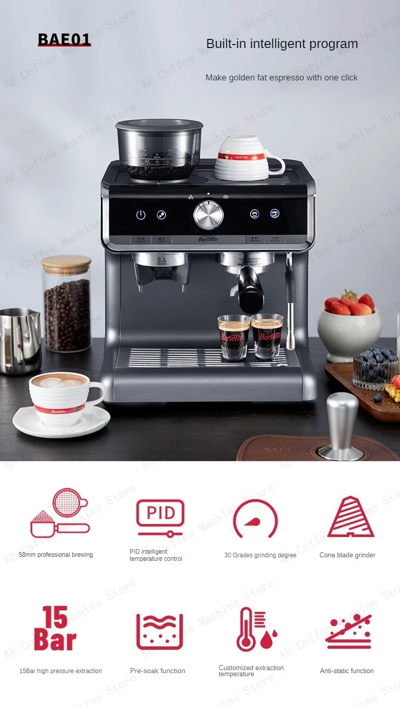 Milk Coffee Steam Multi-function Grinder Espresso Frother (same, Want) - Commercial Equipment - Commercial Use | price | cheaper. | look - Image 5