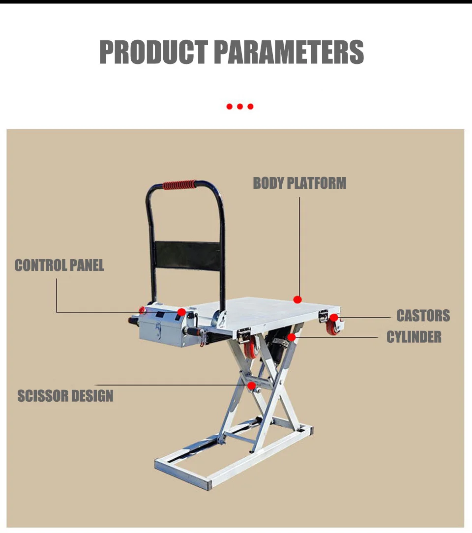 Truck Hydraulic Platform (weight, Capacity) - Commercial Use - Commercial Equipment | Lifting Height 100cm | Lifting Height 120cm | Lifting Height 80c - Image 10